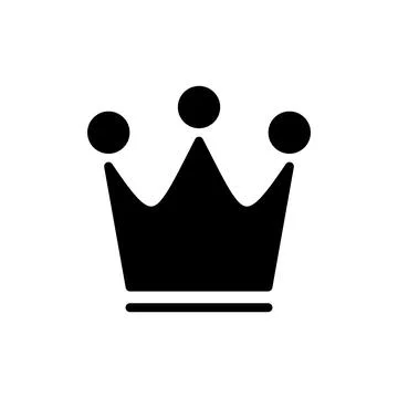 Crown icon vector illustration. crown sign and symbol Stock Illustration