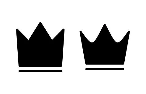 Crown icon vector illustration. crown sign and symbol Stock Illustration