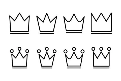 Crown icon vector illustration. crown sign and symbol Stock Illustration