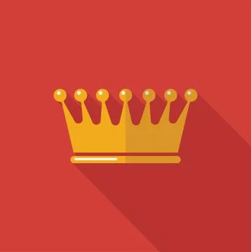 Crown icon. Vector Illustration Stock Illustration