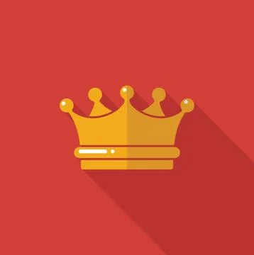 Crown icon. Vector Illustration Stock Illustration