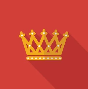Crown icon. Vector Illustration Stock Illustration