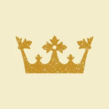 Crown icon. Vector Illustration Stock Illustration