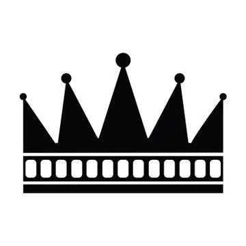 Crown of the king Illustrazione stock