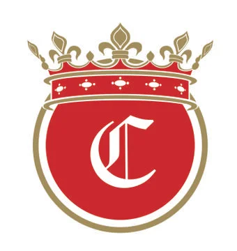 Crown logo design Stock Illustration