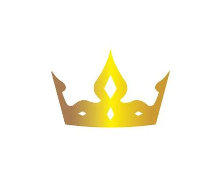 Crown logo icon vector illustration Stock Illustration