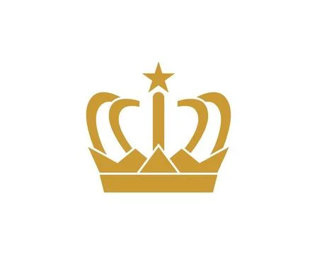 Crown logo icon vector illustration crown logo icon vector illustration de... Stock Photos