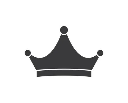 Crown logo icon vector illustration crown logo icon vector illustration de... Stock Photos