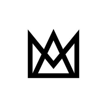 Crown Logo 스톡 일러스트