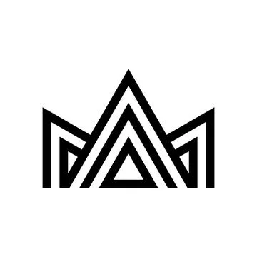 Crown Logo Stock Illustration