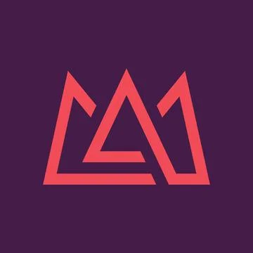 Crown Logo 스톡 일러스트
