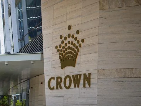 Crown Logo Foto stock