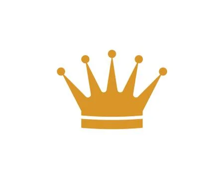 Crown Logo Template vector icon Stock Illustration