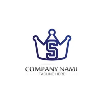 Crown Logo Template vector icon Stock Illustration