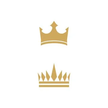Crown Logo Template vector icon Stockillustratie