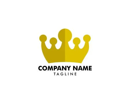 Crown Logo Template vector illustration Stock Illustration