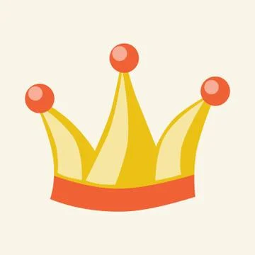 Crown or fool's cap Stock Illustration