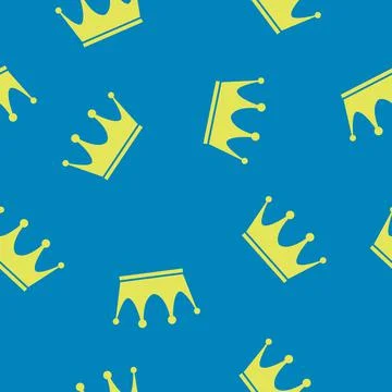 Crown Pattern. Stock Illustration