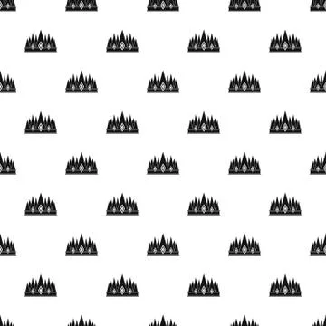 Crown pattern vector 스톡 일러스트
