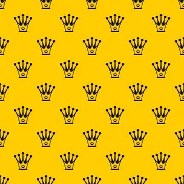 Crown pattern vector Stock Illustration