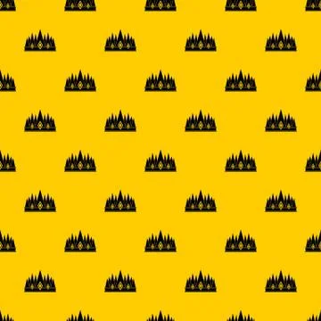 Crown pattern vector 스톡 일러스트