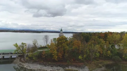 Crown Point Aerial Stock Footage 231237232