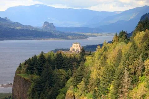 Crown point, oregon. Stock Photos