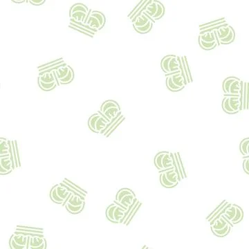 Crown spain king glyph vector seamless pattern Stock Illustration