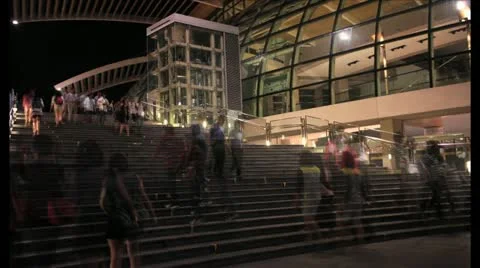Crown on the stair time lapse Stock Footage 10824023