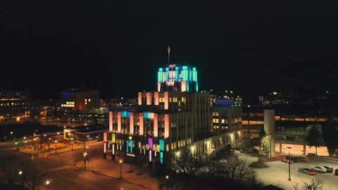 The Crown - Syracuse, NY Stock Footage 336121727