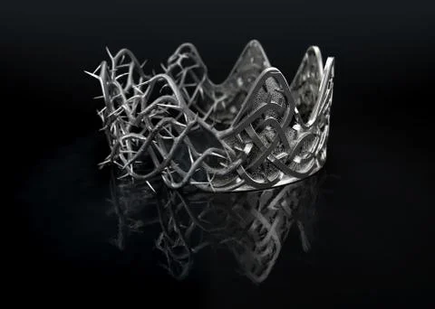 Crown Of Thorns Concept Stock Illustration