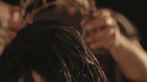 Crown of thorns Stock Footage 46904538