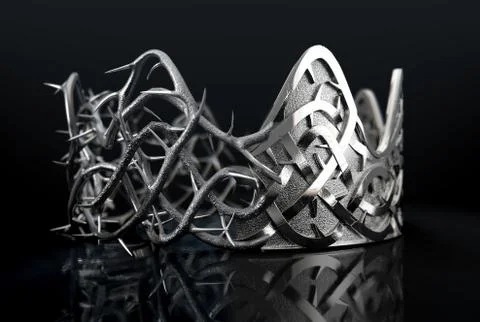 Crown Of Thorns. Stock Illustration