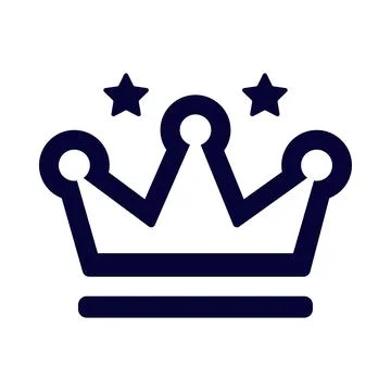 Crown, winner crown, king crown icon Stock Illustration
