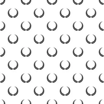 Crown wreath pattern seamless vector Stockillustratie