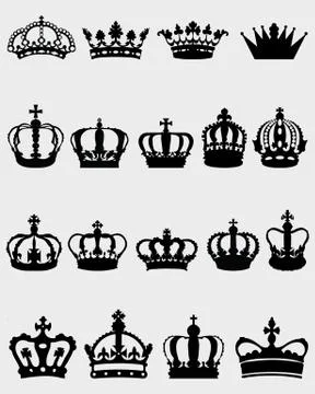Crowns Stock Illustration