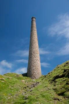 The Crowns Tin Mine at Botallack, Cornwall, England - June 2012 Stock Photos