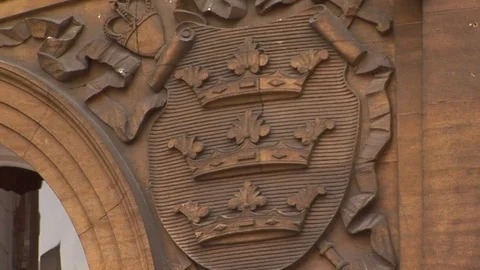 Crowns on the Wilberforce pub on Trinity House Lane in city center of Hull, UK Stock Footage 101981455