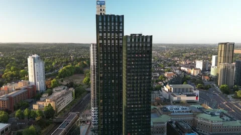 Croydon Highrise Stock Footage 261350915