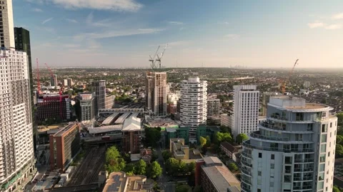 Croydon Town Centre Stock Footage 261350052