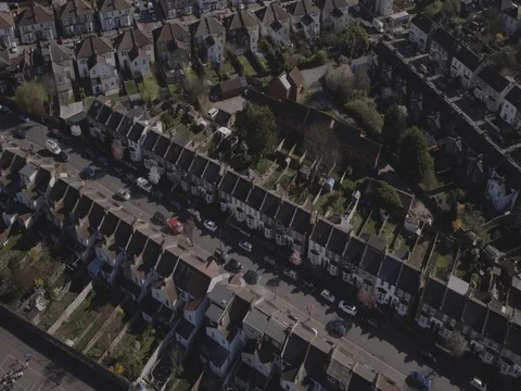 Croydon, UK, Aerial 11 Stock Footage 80021853