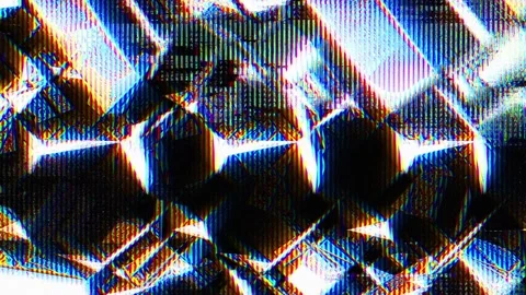 CRT Distortion Element Video stock 155340414