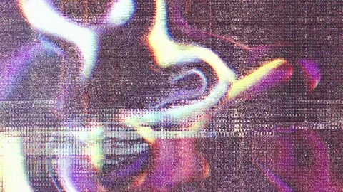 CRT Distortion Element. Liquid Video stock 155329875