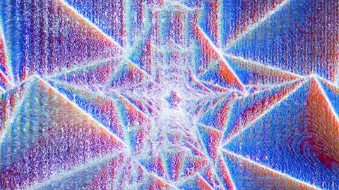 CRT Distortion Element. Tunnel Vidéo 155329748