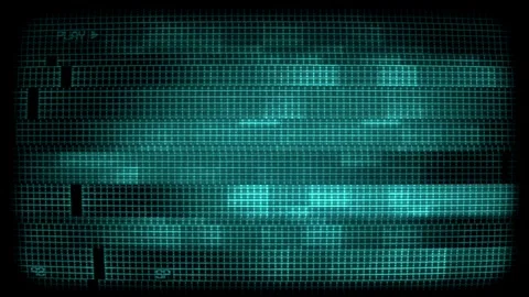 CRT Distortion Screen 03 Stock Footage 294061792