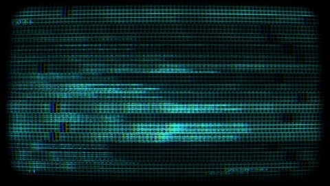 CRT Distortion Screen 09 Stock Footage 294062829