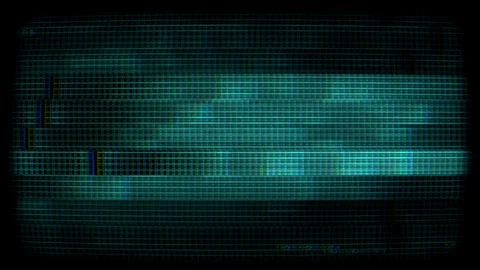 CRT Distortion Screen 10 Stock Footage 294062828
