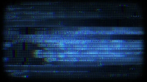 CRT Glitch Screen 04 Stock Footage 294062951