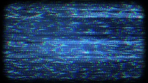 CRT Glitch Screen 06 Stock Footage 294062954