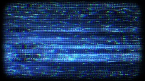 CRT Glitch Screen 09 Stock-Footage 294063001